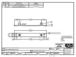 DWG B Base Plate