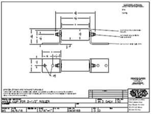 Angle Clip for Cylinder Roller Supports